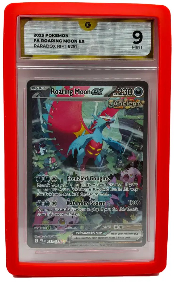 PSA Slab Guard - Siliconen Bumper voor PSA Graded Cards - Rood