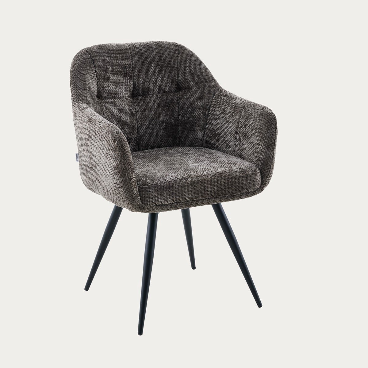 HOMLA Chair - COMODO - in fabric brown - 59x58x84 cm - 774966