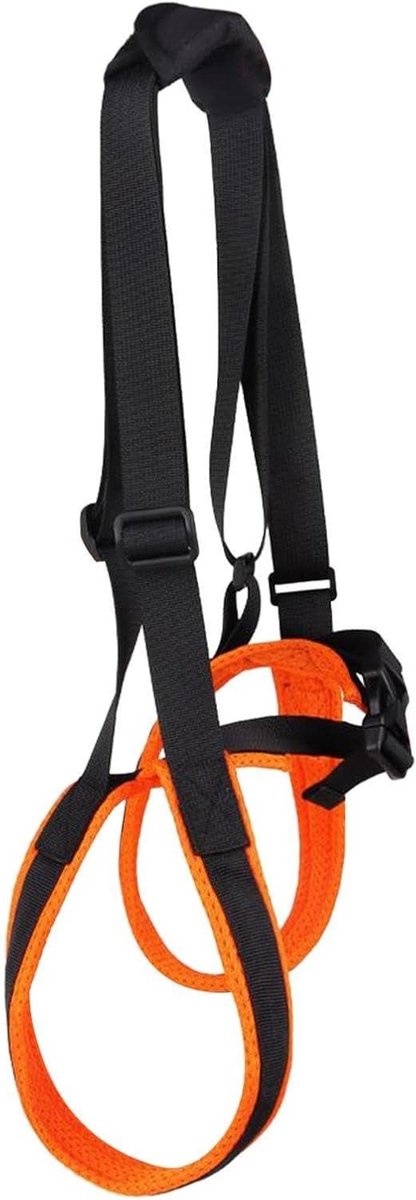 Hond Support Sling - Harnas voor Honden - Ondersteuning bij Lopen - Ademend Dubbellaags Materiaal - Maat M - Meerkleurig