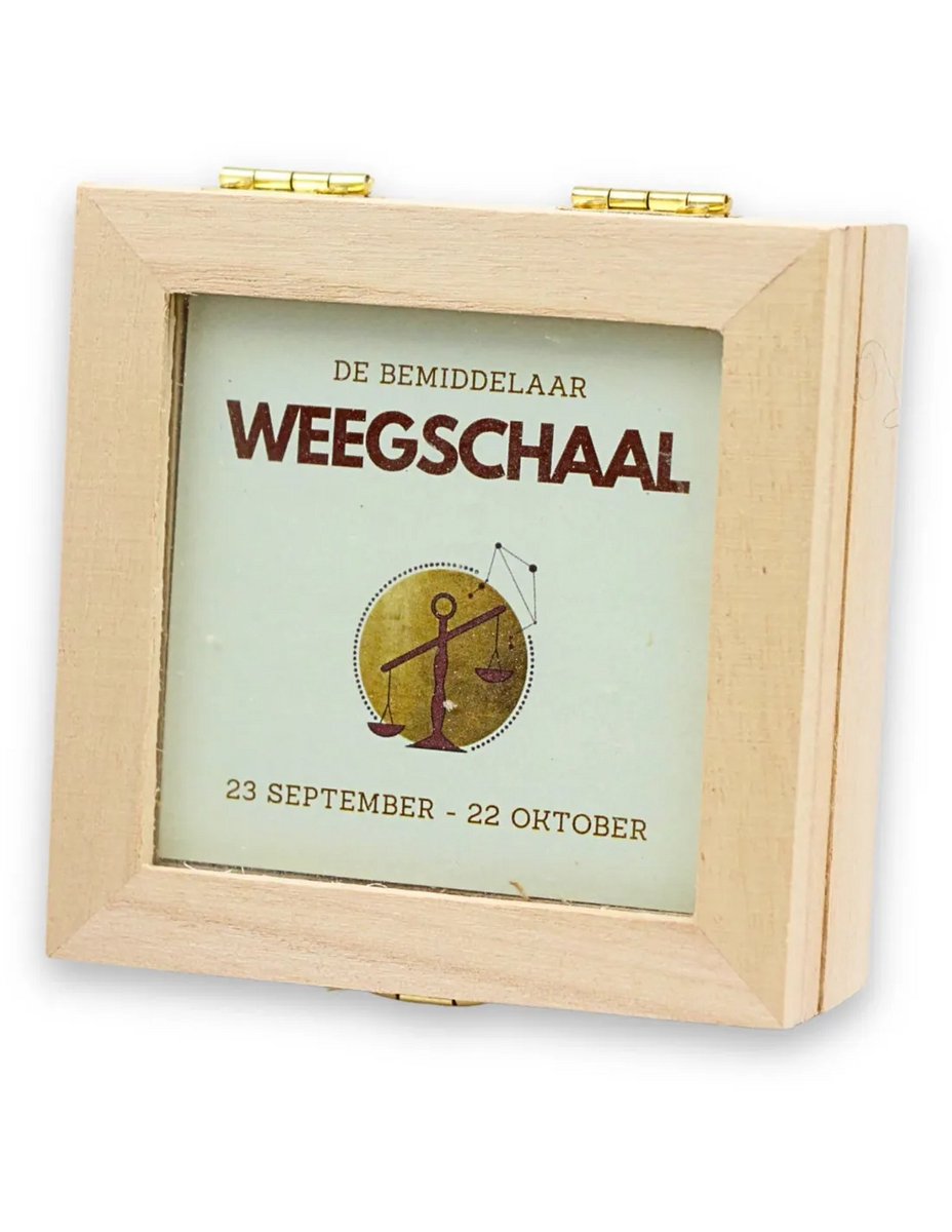 Sterrenbeeld trommelsteen setje - WEEGSCHAAL