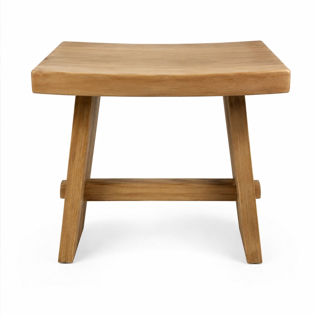 SENSE Massief Teakhouten Krukje/Bijzettafel