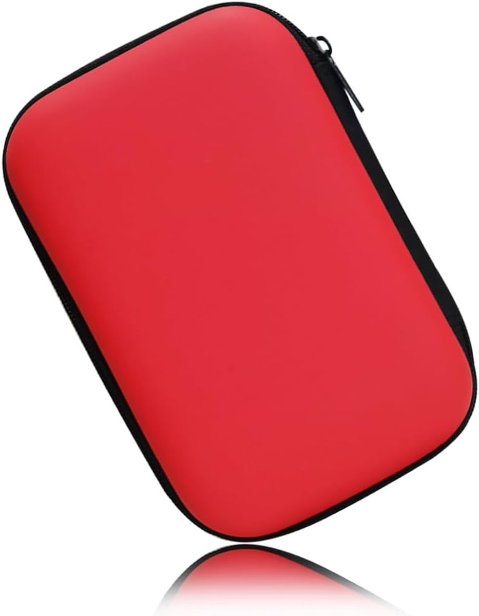 4-delige set - Opbergdoosje voor oordopjes - Opbergdoosje voor harde schijf - Camerahoesje - Opbergdoosje voor datakabel - Waterdichte opbergdoos Doos - 11*8*4 cm - Gemengde kleuren