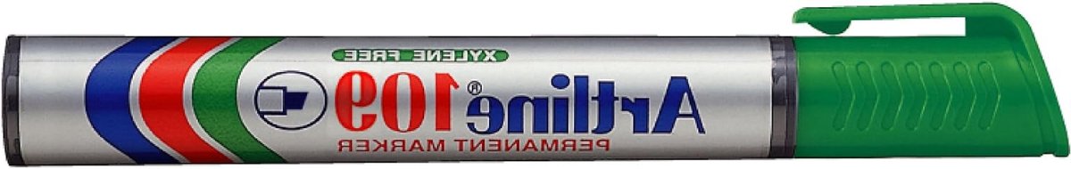 Permanente Beitel Tip Markers - Stifte Set - Schrijven en Markeren - Snel Drogen Waterdicht - 12 Stuks - Groen