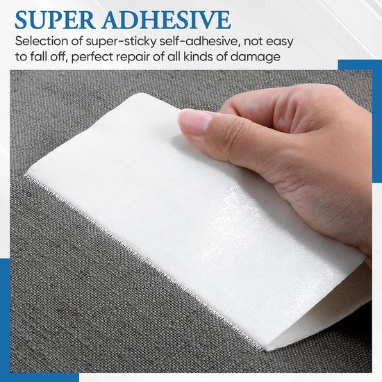 Canvas reparatie patches - Zelfklevende patches Waterdichte stickers - Buitenuitrusting repareren - Professionele zelfklevende lijm - 6 stuks 5.5"x8" - Donkergrijs — afbeelding 4
