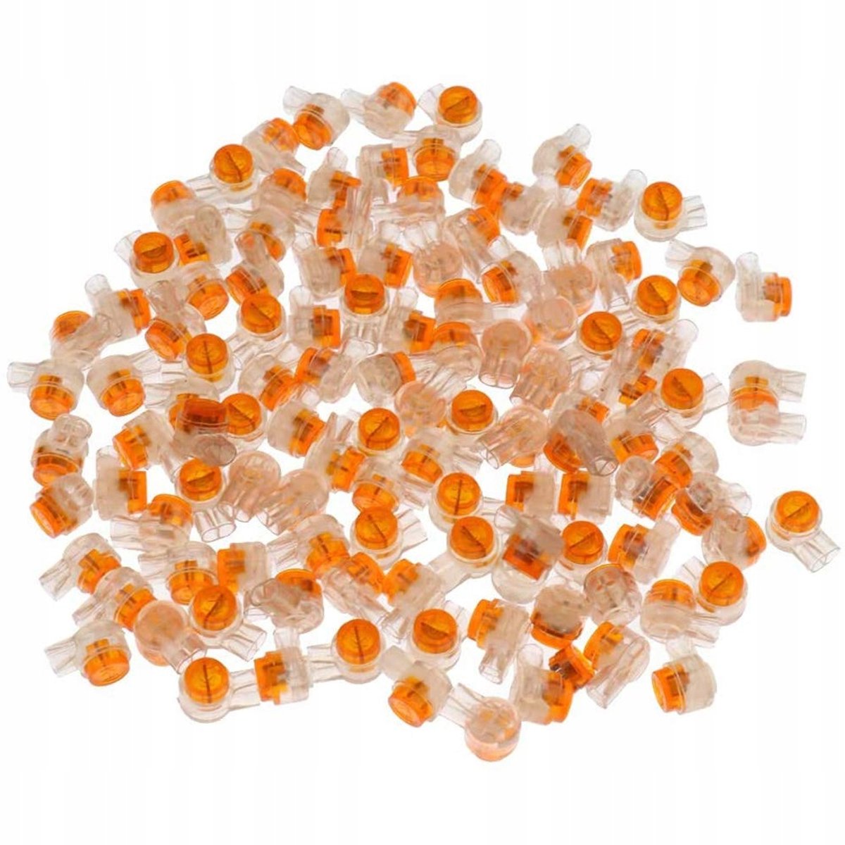 Rosfix Snelkoppeling Set 100 Stuks - Hydrofoob Gel Beschermd - 2 Aders 0,4–0,7mm, Ø Max 1,52mm