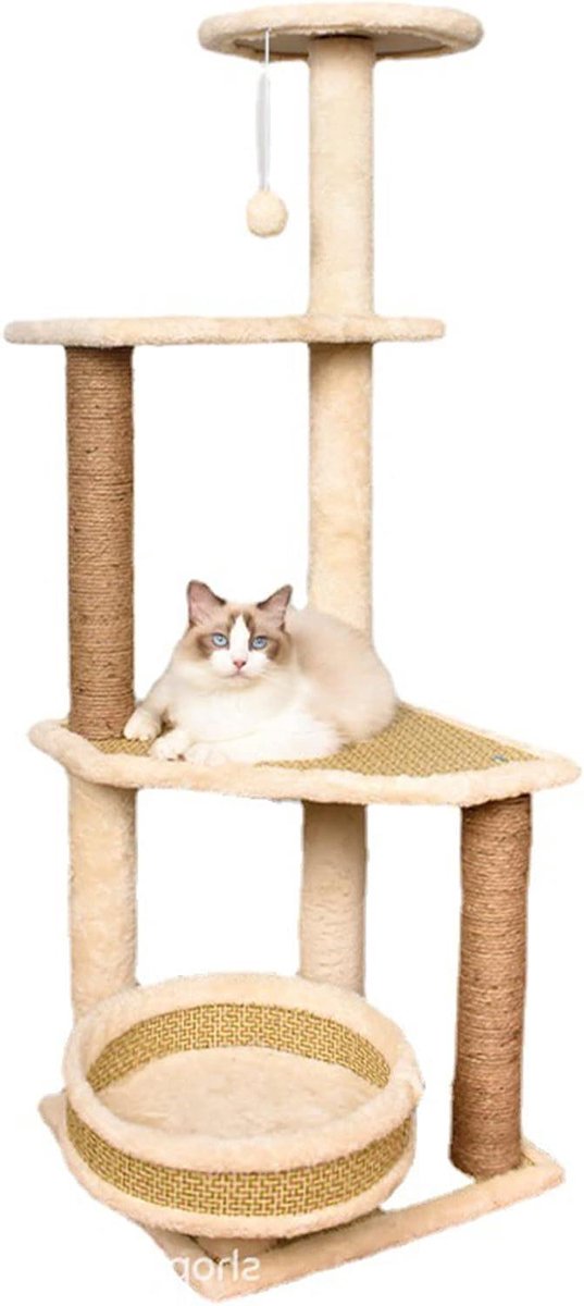 Kattenboom Huis - Kattenpaleis Krabpaal - Spelen Klimmen - Anti-slip - Niet gespecificeerd - Niet gespecificeerd