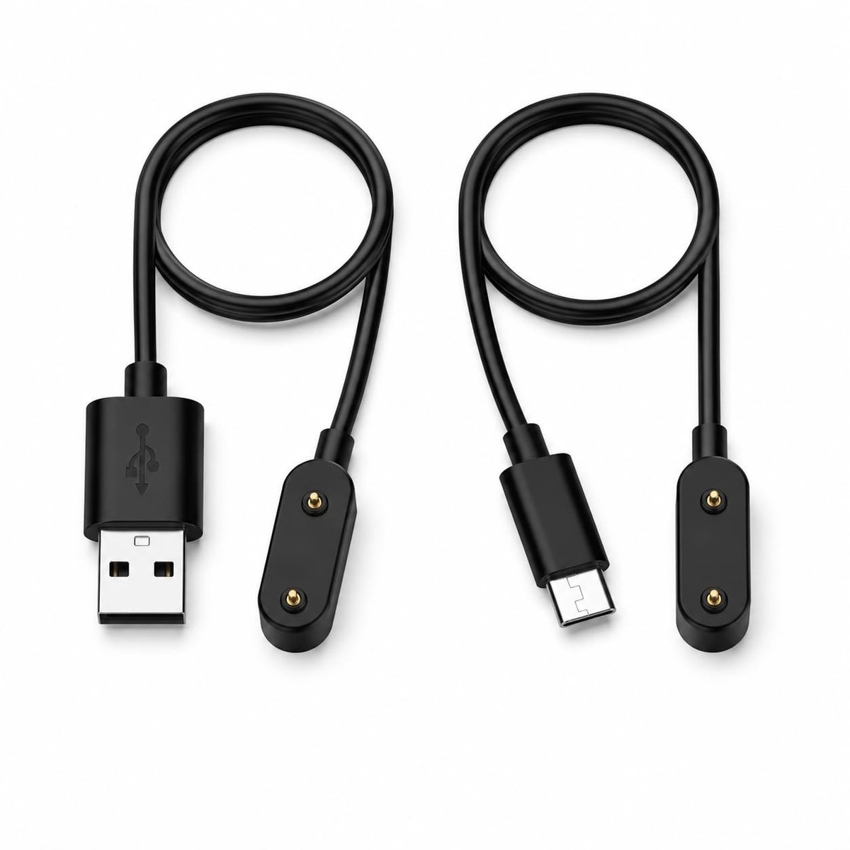 Omgoods - Oplaadkabels voor Huawei Smartwatches en Bands, USB-A & USB-C, 1m