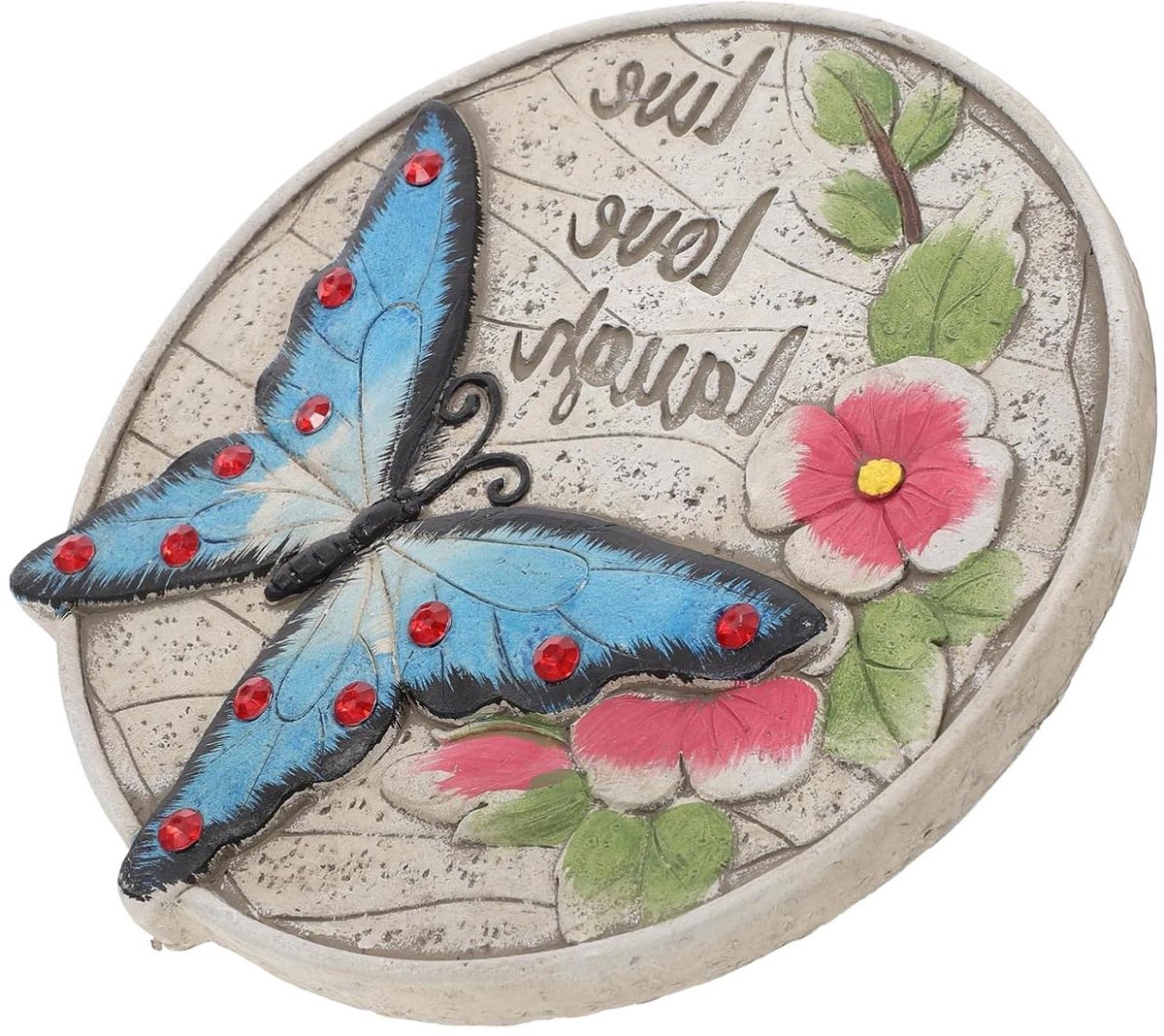 Decoratieve Stapsteen - Tuinpad Steen - Tuinpad Aanleggen - Hoge Duurzaamheid - 26 x 25 x 2 cm - Multicolor
