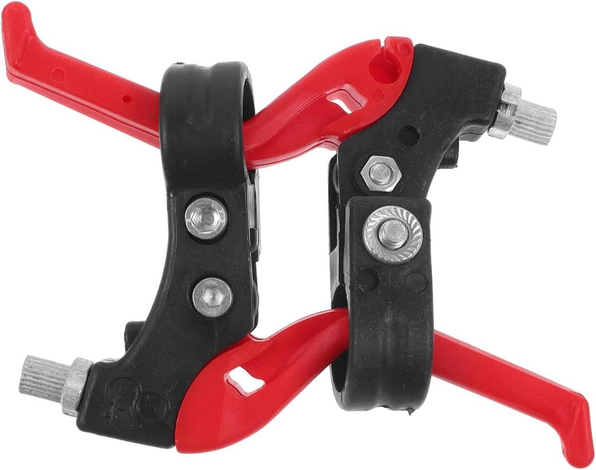 Kinderfiets Remhendels - Fietsremmen Stuur - Veilig Fietsen - Lichtgewicht Compact - 12.5 x 8 cm - Zwart