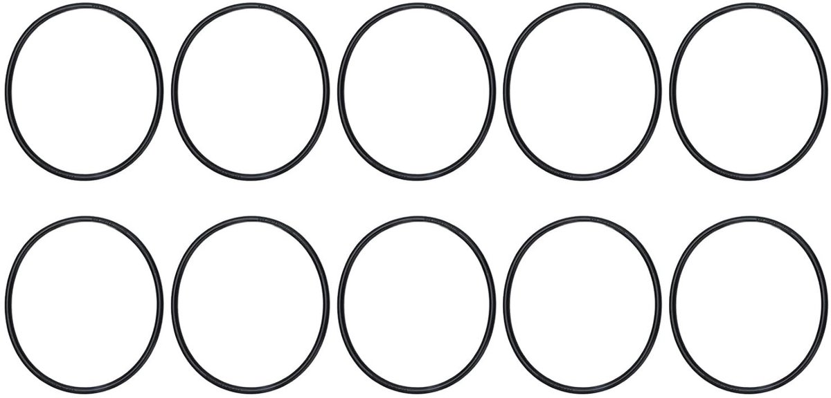 Ronde Motorriemen Set van 10 Stuks, Rubber Overbrengingsriemen voor Zware Machines, Diameter 5mm, Duurzame Bescherming voor Apparatuur