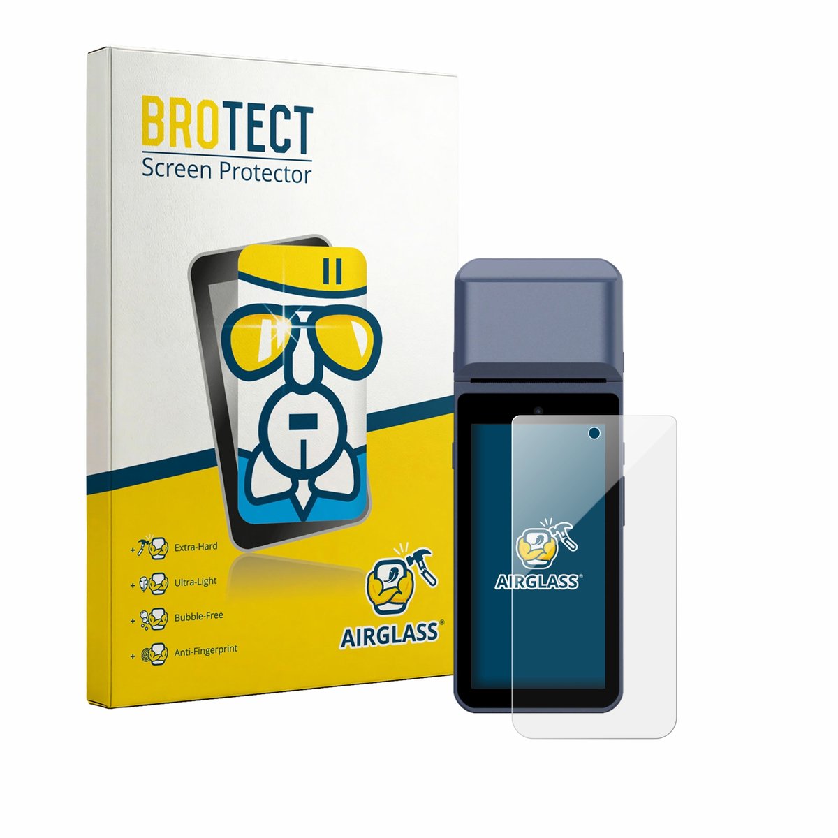 Screenprotector voor Pax M9200 Beschermglas transparant