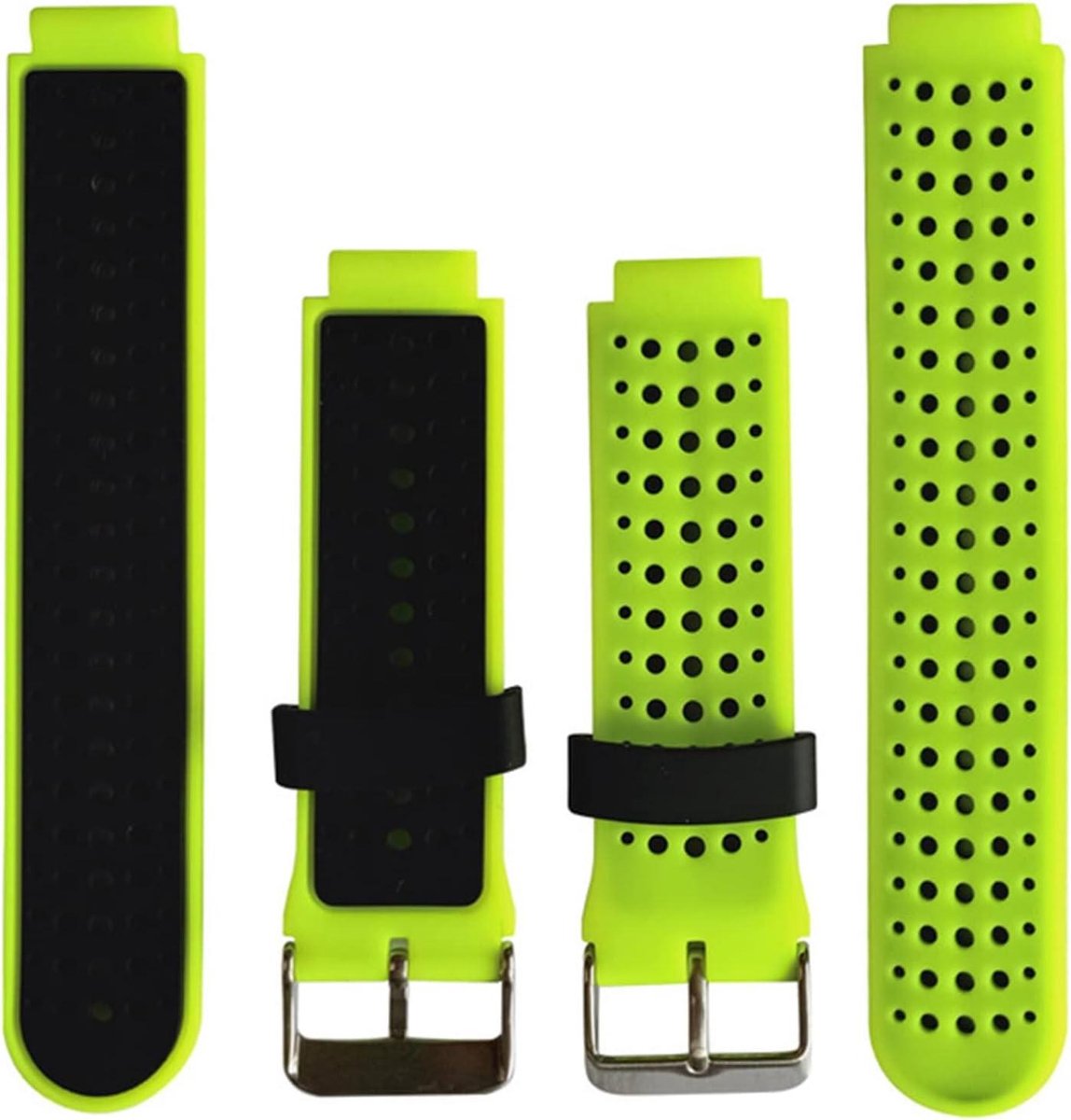 Horlogeband - Siliconen band - Sportactiviteiten - Verstelbare lengte - One size - Agaat