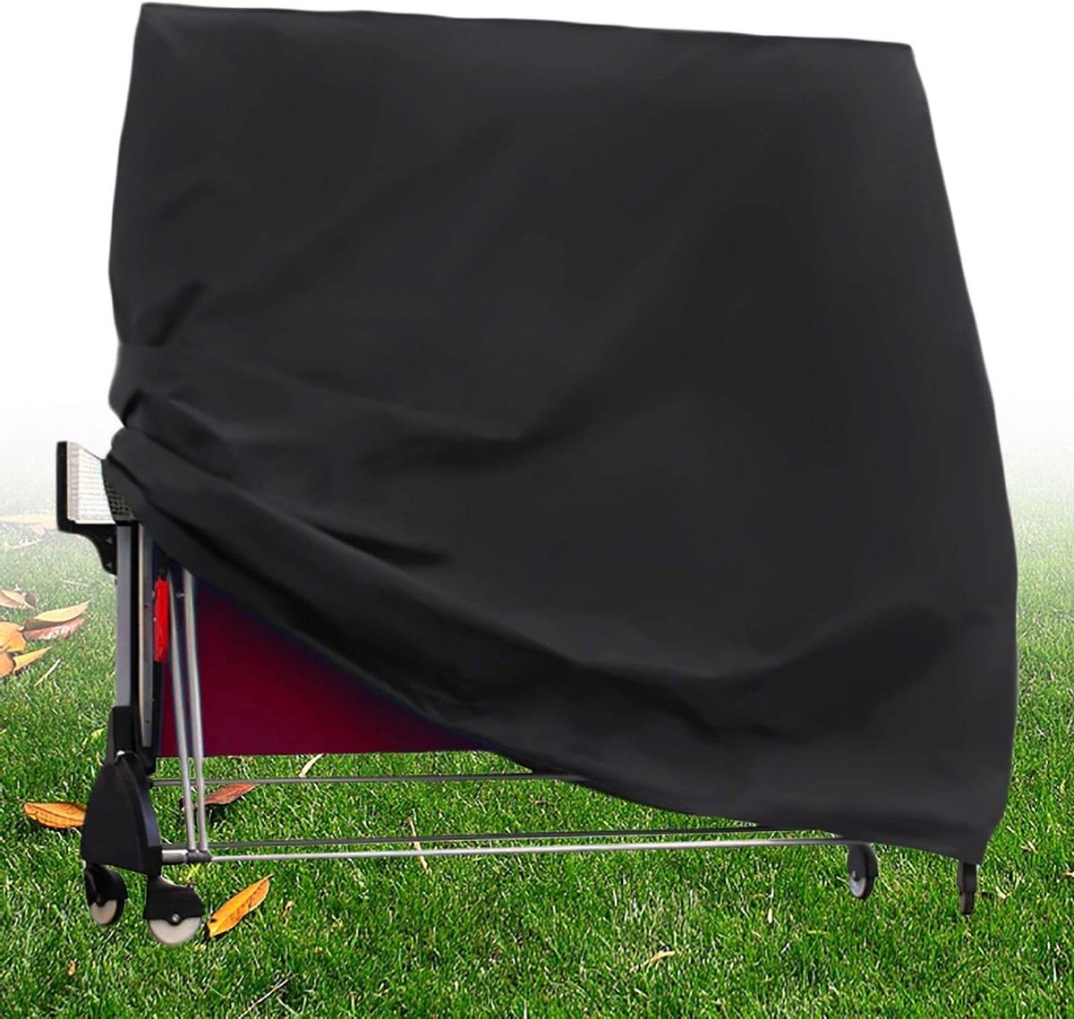 Tafeltennistafel Afdekking - Pingpong Tafelhoes Beschermhoes - Tuinmeubelen Beschermen - Waterdicht Scheurvast - 165x40x145 cm - Zwart