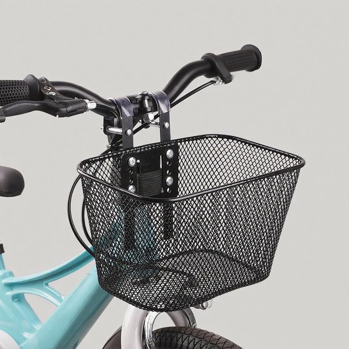 Fietsmand Voorkant - Fiets Cargo Mand - Woon-werkverkeer Winkelen - Waterdicht Metalen Gaas - 26 x 17 x 15.5 cm