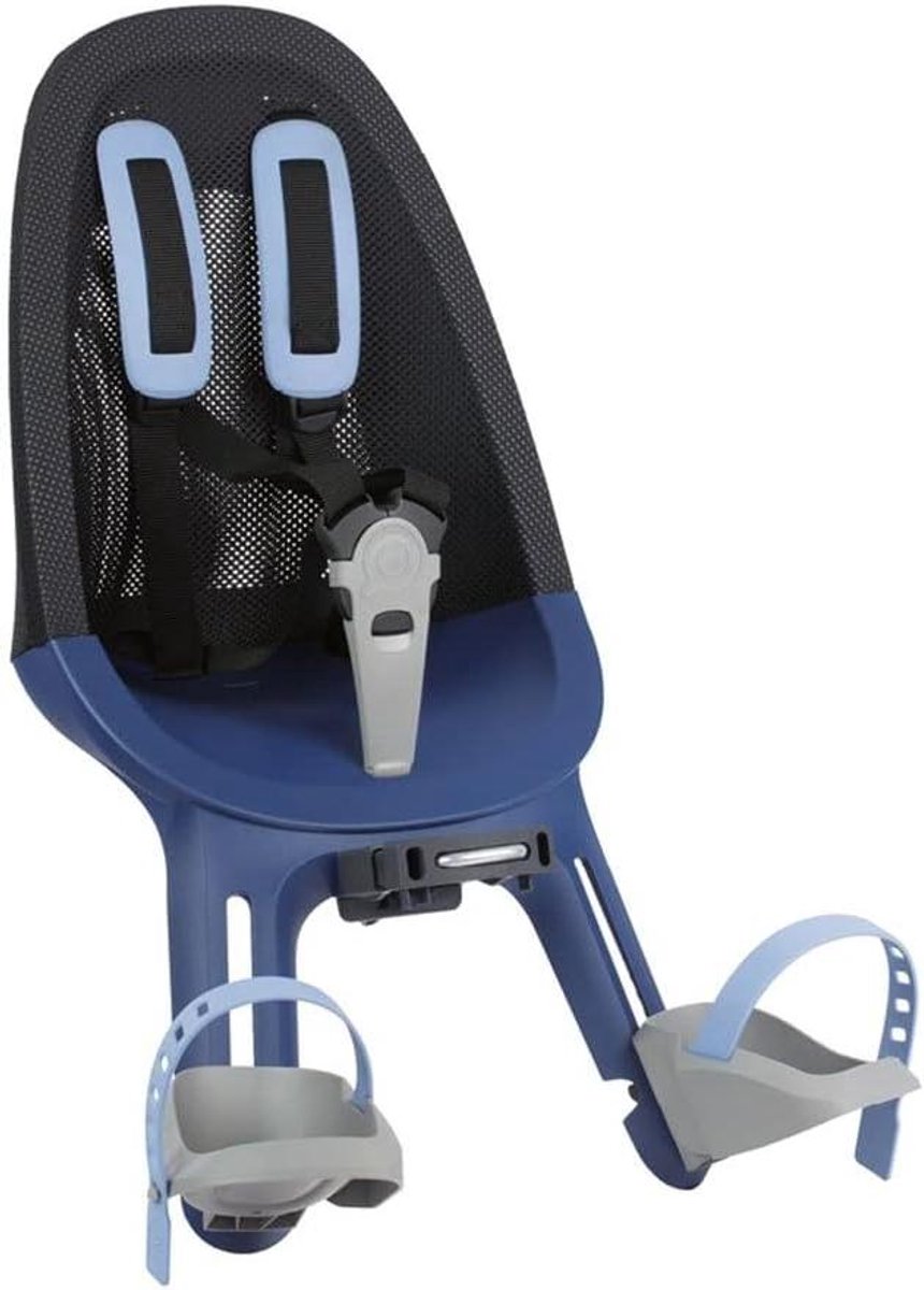 Kinderzitje - Fietsstoeltje - Veilig Fietsen - Voorzitje - Eenheidsmaat - Denim Blauw
