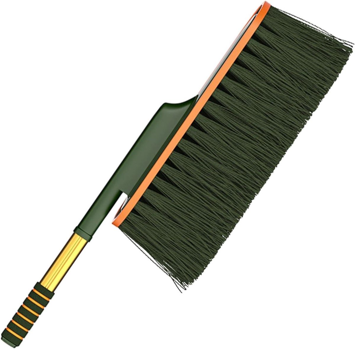 Uitschuifbare Stofborstel - Auto Duster Reiniger - Auto Interieur Reinigen - Zachte Waterabsorberende Haren - Tot 63 cm Uitschuifbaar - Groen