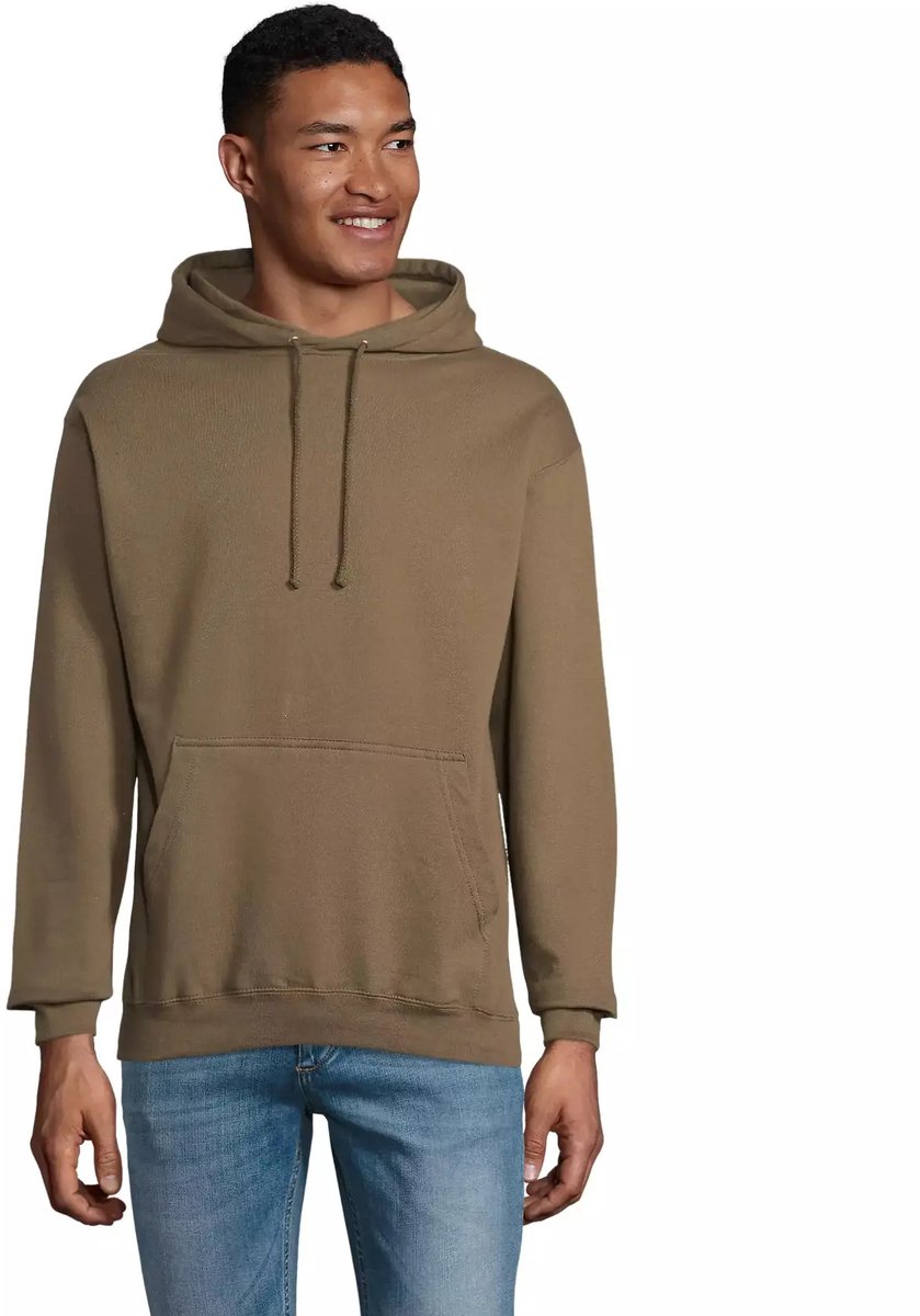 SOL'S Unisex Condor Hooded Sweatshirt L03815 - Army - XS