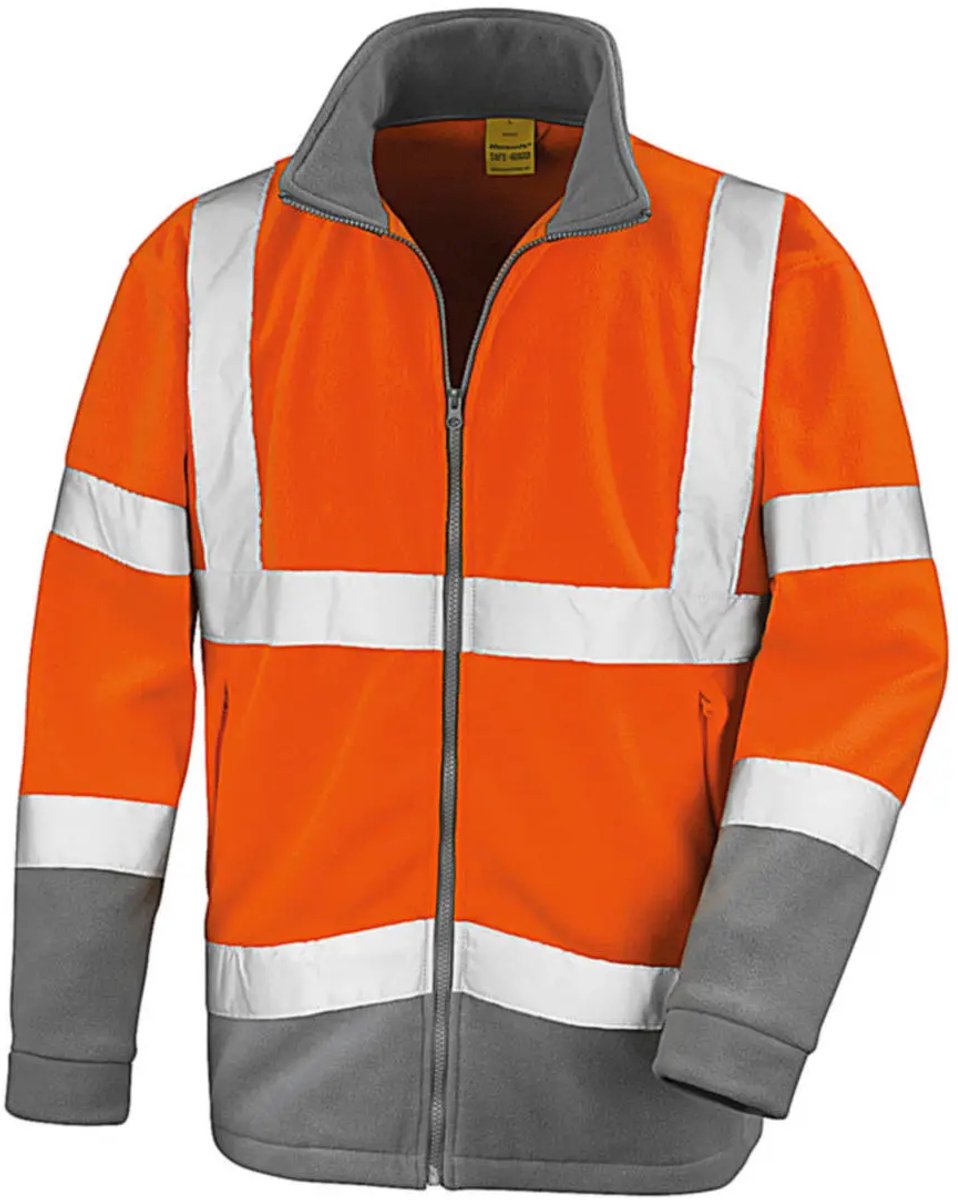 Regatta Safety Microfleece Jacket RT329 Fluorescent /Workguard Oranje