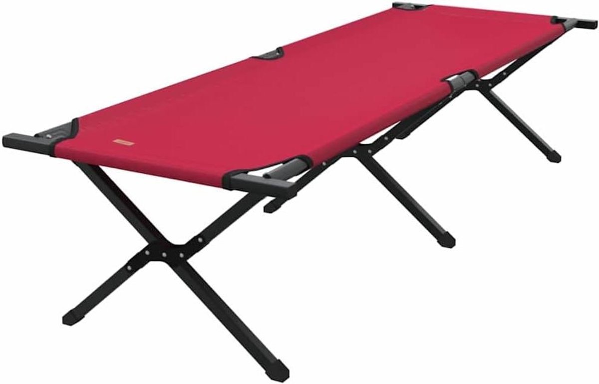 Opvouwbaar Camping Bed - Lounge Bed - Buiten Ontspannen - Waterbestendige Stof - 193 x 69 cm - Rood