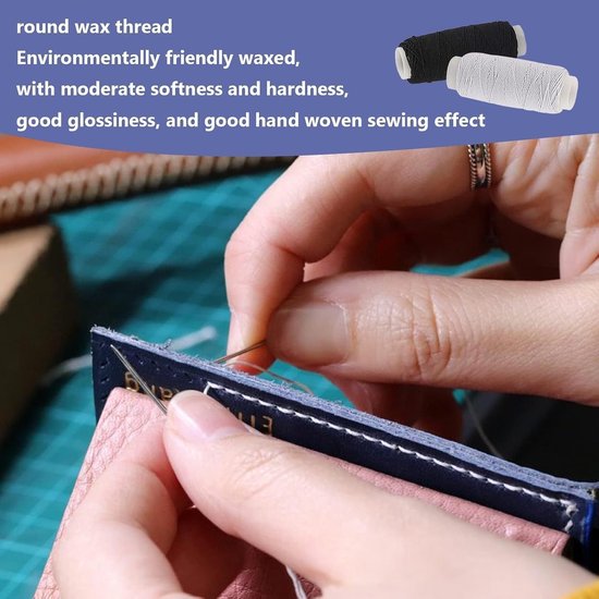 Shirring Elastiek voor Naaien - Zwart - 0,5 mm - Elastisch Garen voor Naaimachine - Voor Kleding en Sieraden — afbeelding 2