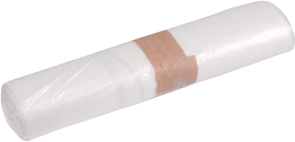 Vuilniszakken - Afvalzakken rol - Afvalbeheer - 55 micron dik - 130 liter 100 stuks - Transparant