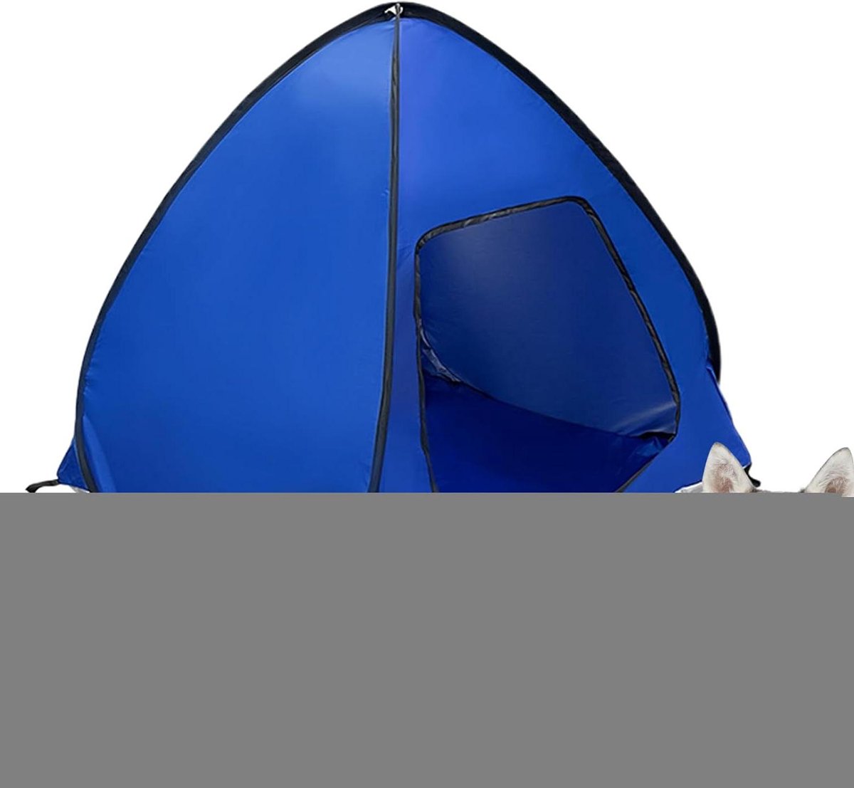 Huisdier tent - Opvouwbaar huis - Buiten rusten - Waterdicht zonwerend - 40x37x43cm - Blauw
