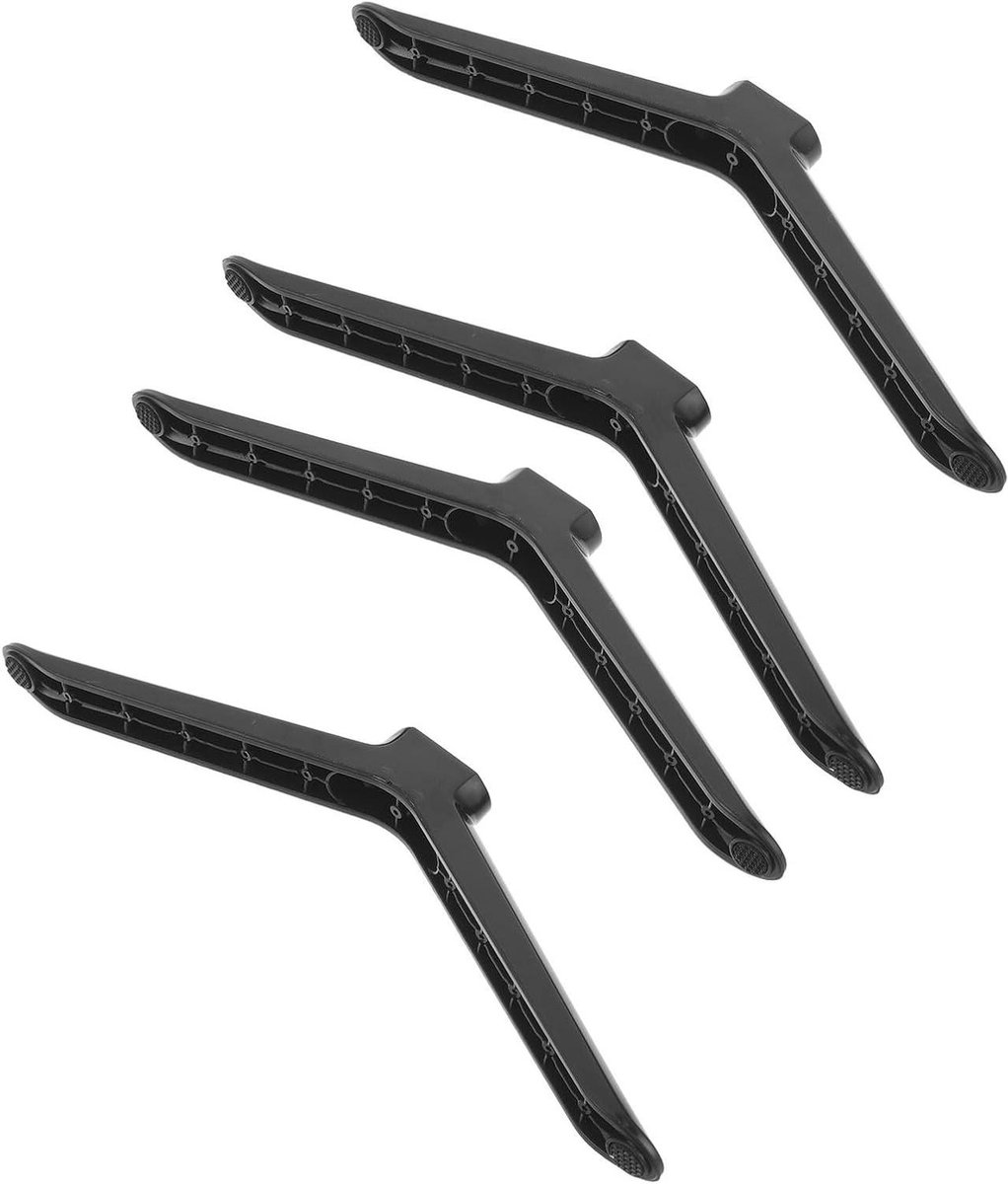 TV Voet Set - Monitor Standaard - Stabiele Plaatsing - Antislip Bescherming - 22.5 cm Lengte - Zwart