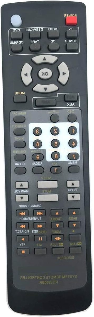 Afstandsbediening Receiver - Afstandsbediening Universeel - Home Cinema Bediening - Infrarood Connectiviteit - 1 Gram - Zwart