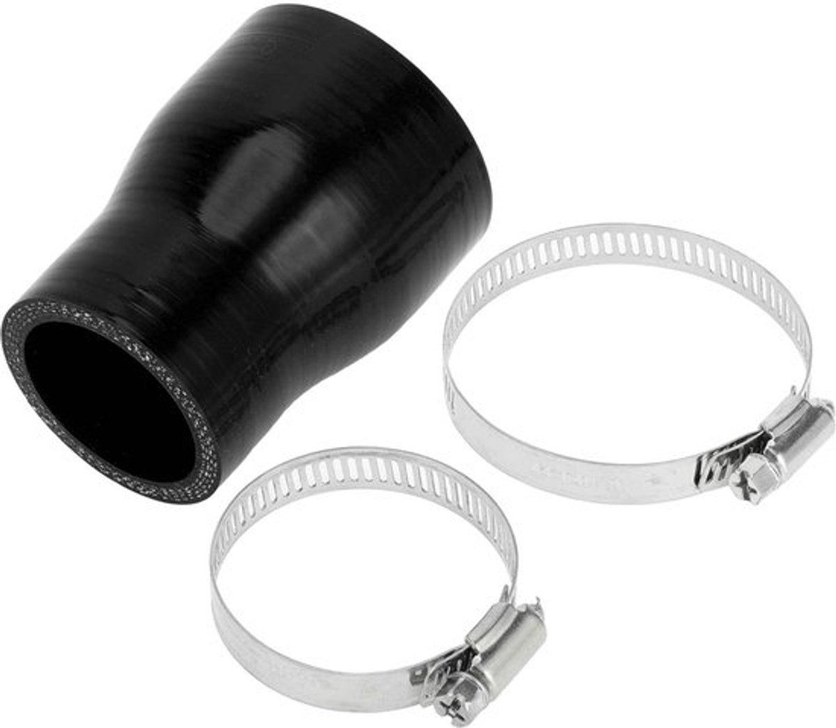 Silicone Slang 4-Laags - Rechte Koppeling - Binnendiameter 38mm/51mm - Lengte 76mm - Dikte 5mm - Bestand tegen hoge temperaturen - Koelslang