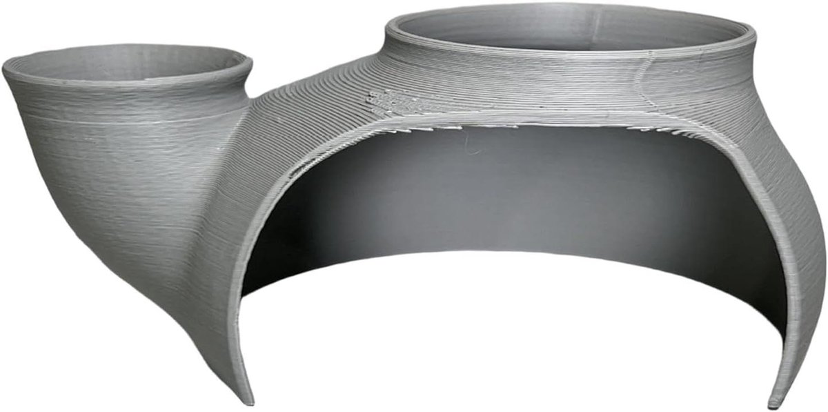 Aquarium Grot - Vis Tunnel - Schuilplaats Vissen - Breukpreventie - 10 x 6 x 6 cm - Grijs