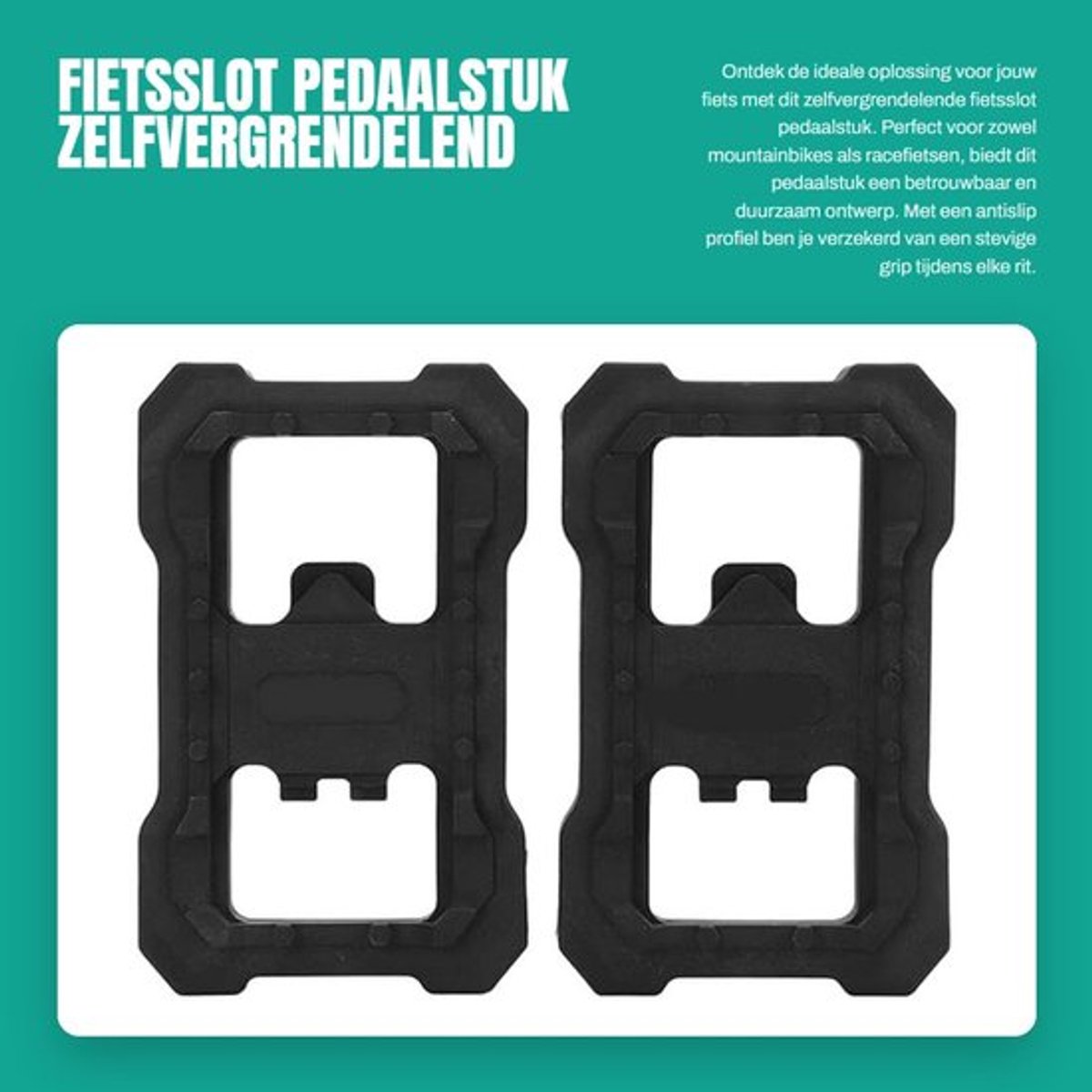 Fietspedaal Duurzaam - Antislip Profiel - Fietspedalen Mountainbike - Fietspedalen Racefiets - Fiets Pedaal - Zelfvergrendelend - Fietsclip
