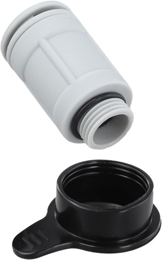 Zwembad Ventiel Set - Reparatieset Onderhoudskit - Zwembad Reparatie - Complete Set - 4.7 cm - Zwart — afbeelding 5