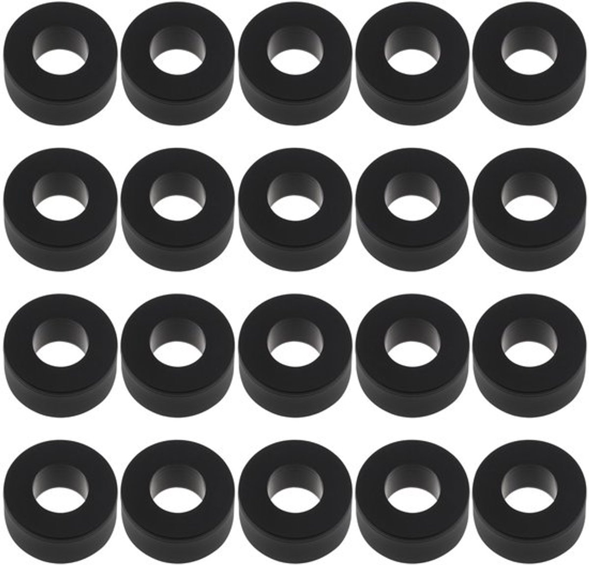 Slotcarbanden 20 Stuks - Silicone Achterbanden - Compatibel met Aurora AFX - 12mm/6mm - Schokbestendig - Eenvoudig te Installeren - Slotcarwielen