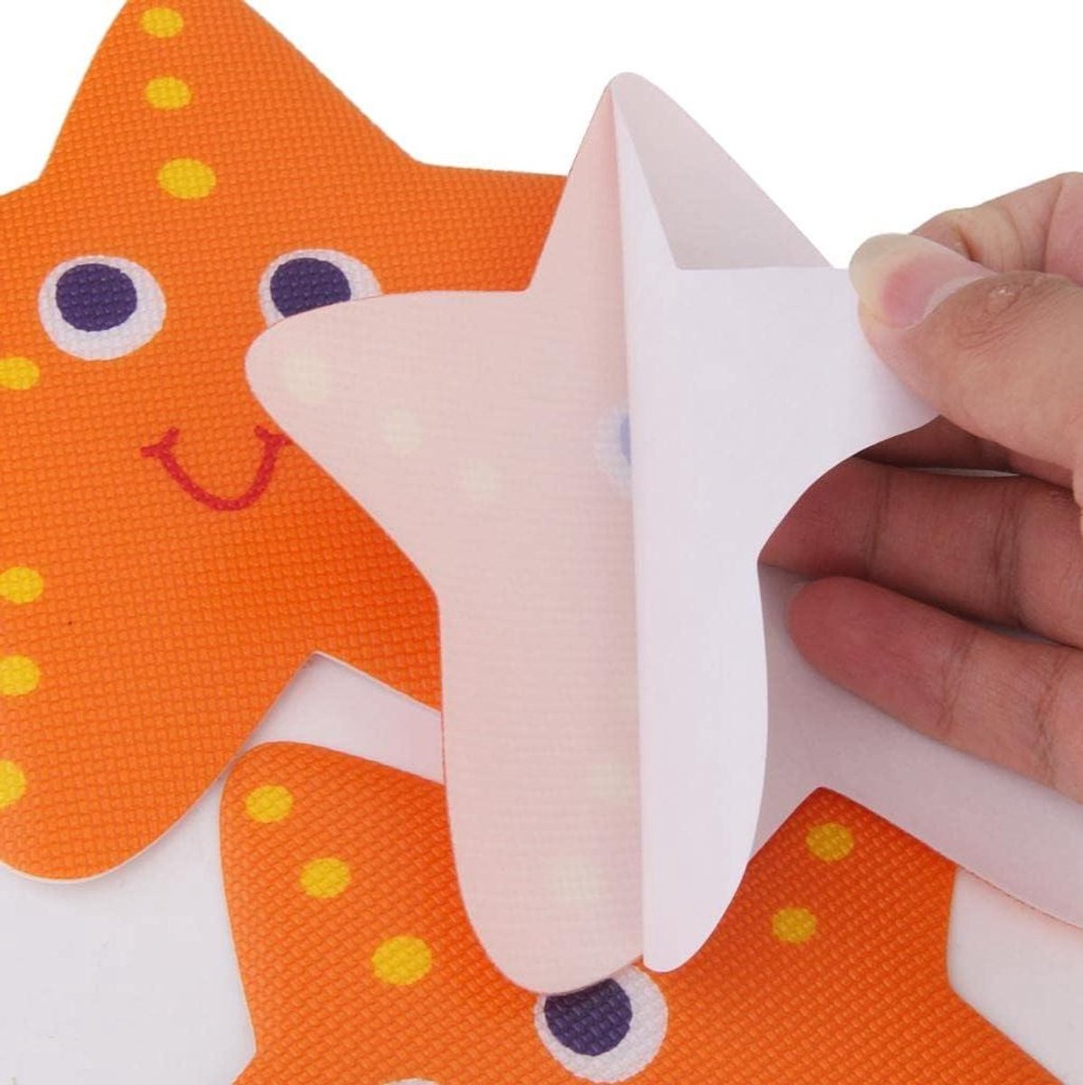 Antislip Badstickers - Veiligheid Treden - Gladheid Verminderen - Zeester Ontwerp - 20 Stuks - Meerdere Kleuren