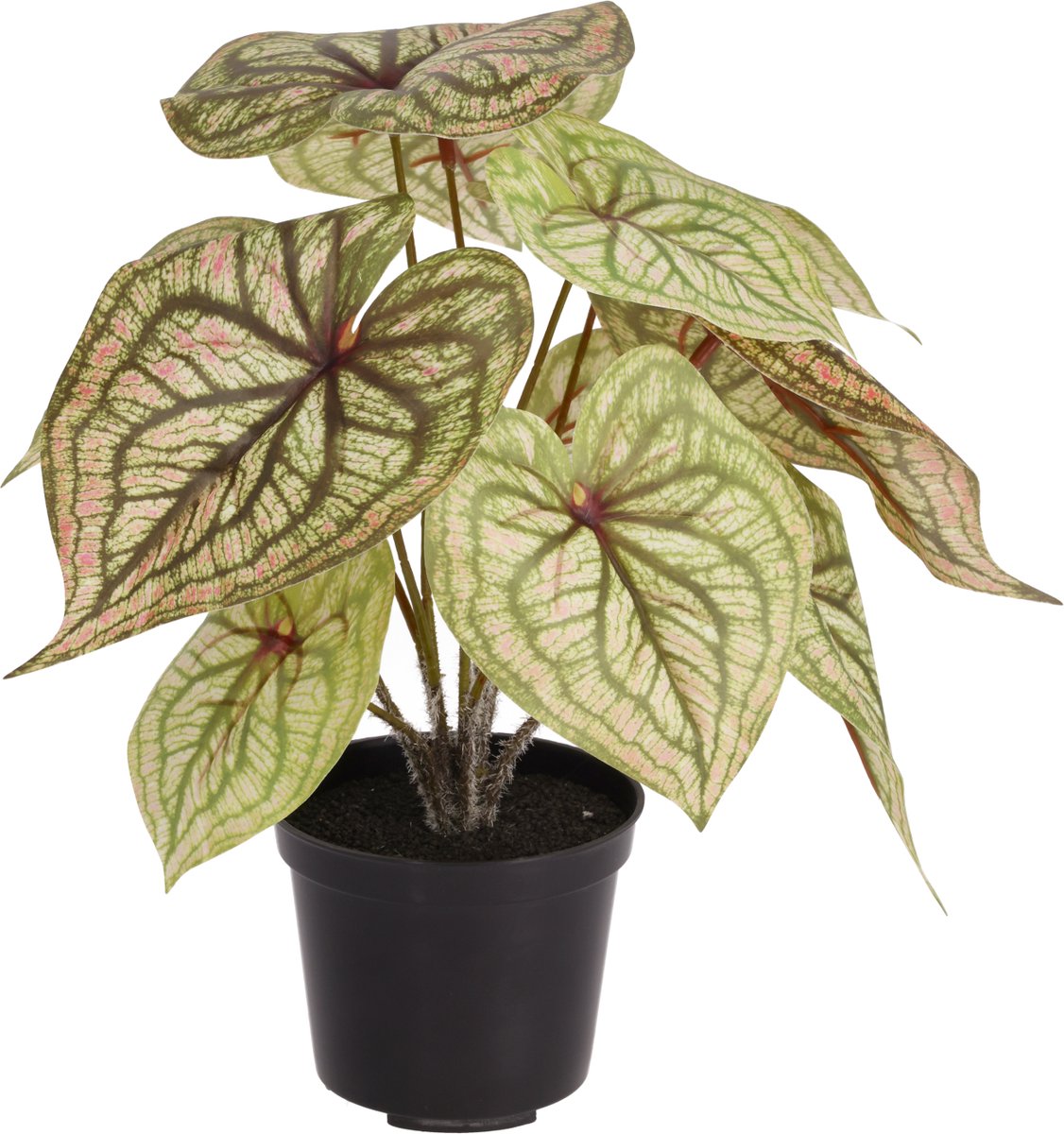 Syngonium Pink Ruby kunstplant 28cm in kweekpot