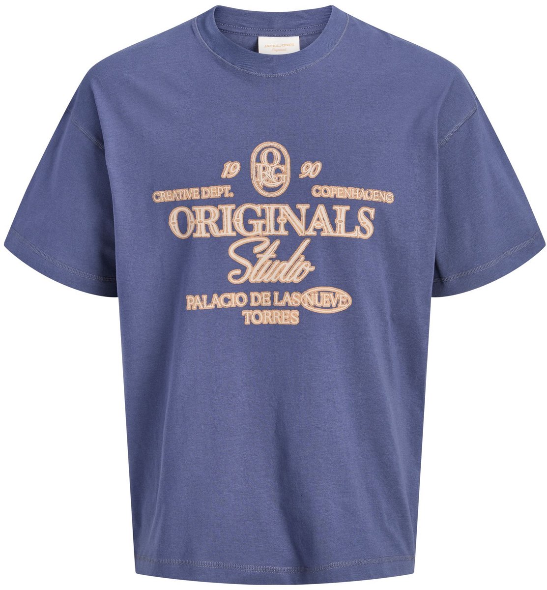 JACK&JONES - JORCHAMBERI TYPO TEE SS CN - Heren - T-shirts