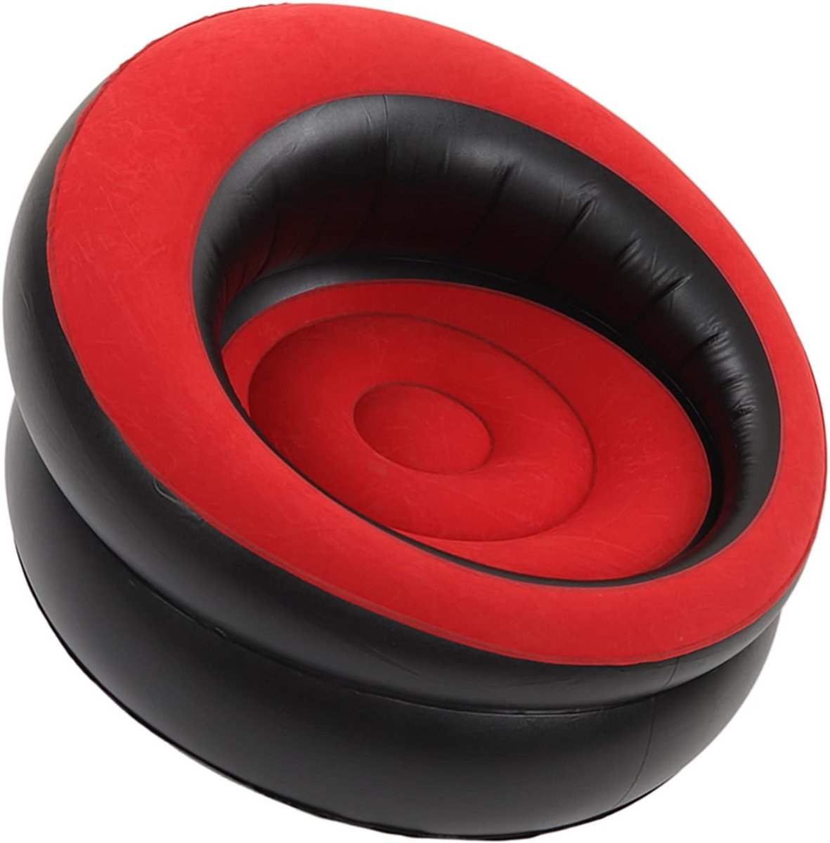 Allvia® Opblaasbare Bank - Opblaasbare Stoel - Opblaasbare Zetel - Rood - 25cm x 25cm x 28cm