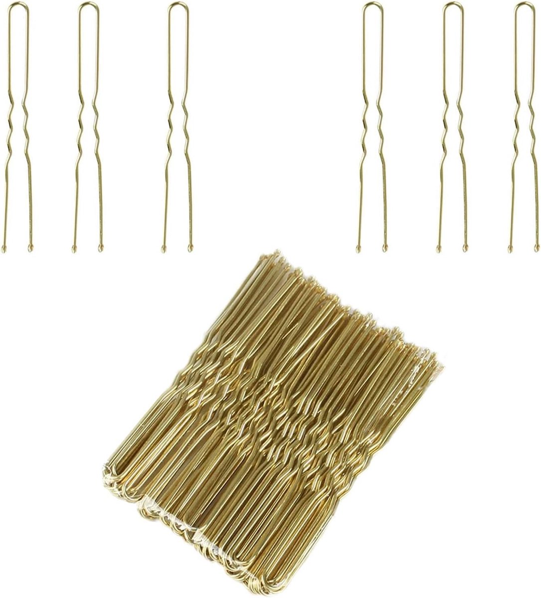 Bobby Pins voor Haar - 50 Stuks Metalen Haarspelden voor Alle Haartypes en Buns, Perfecte Haaraccessoires voor Meisjes