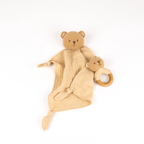 Egmont Toys Marcel de Beer knuffeldoekje met rammelaar in cadeauverpakking. van Egmont Toys — afbeelding 5