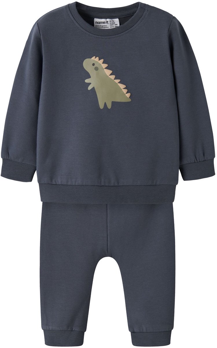 NAME IT - NBMVONNE LS SWEAT BOX BRU SET Jongens Trui
