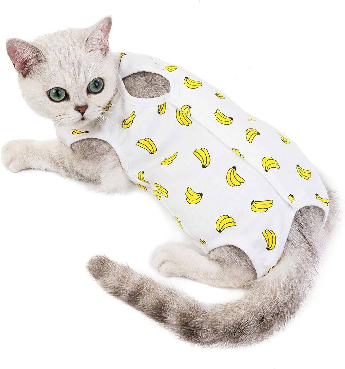 Herstelpak voor Katten en Honden, Zacht en Comfortabel, Beschermend Shirt voor Postoperatieve Zorg, Maat Borst 39 cm