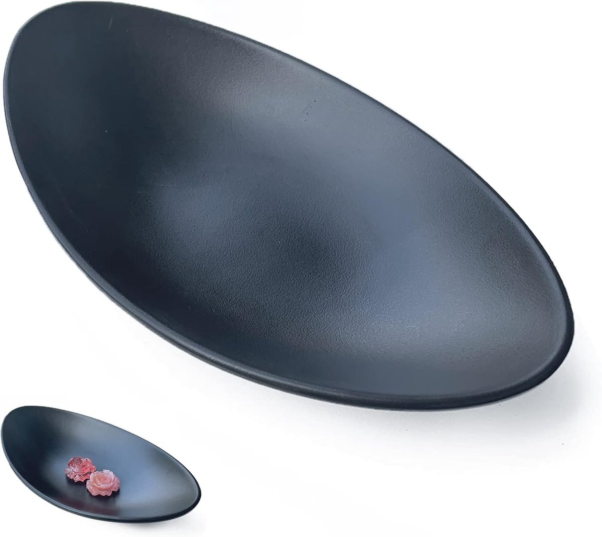 Sieradenhouder, Sleutelhanger en Organiser - Decoratieve Ovaal Tray voor Sieradenopslag, Sleutels en Munten