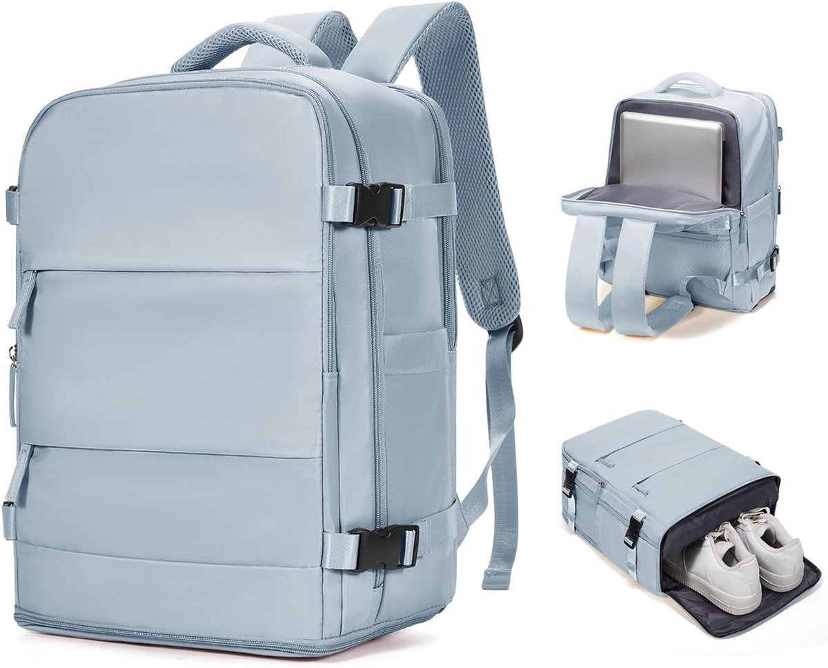 SZSYCN Vacuum Backpack 40x30x20 Ryanair Wizzair Travel Bag Cabin Luggage Airplane 40x20x25 Backpack with Vacuum System - ShopVlot