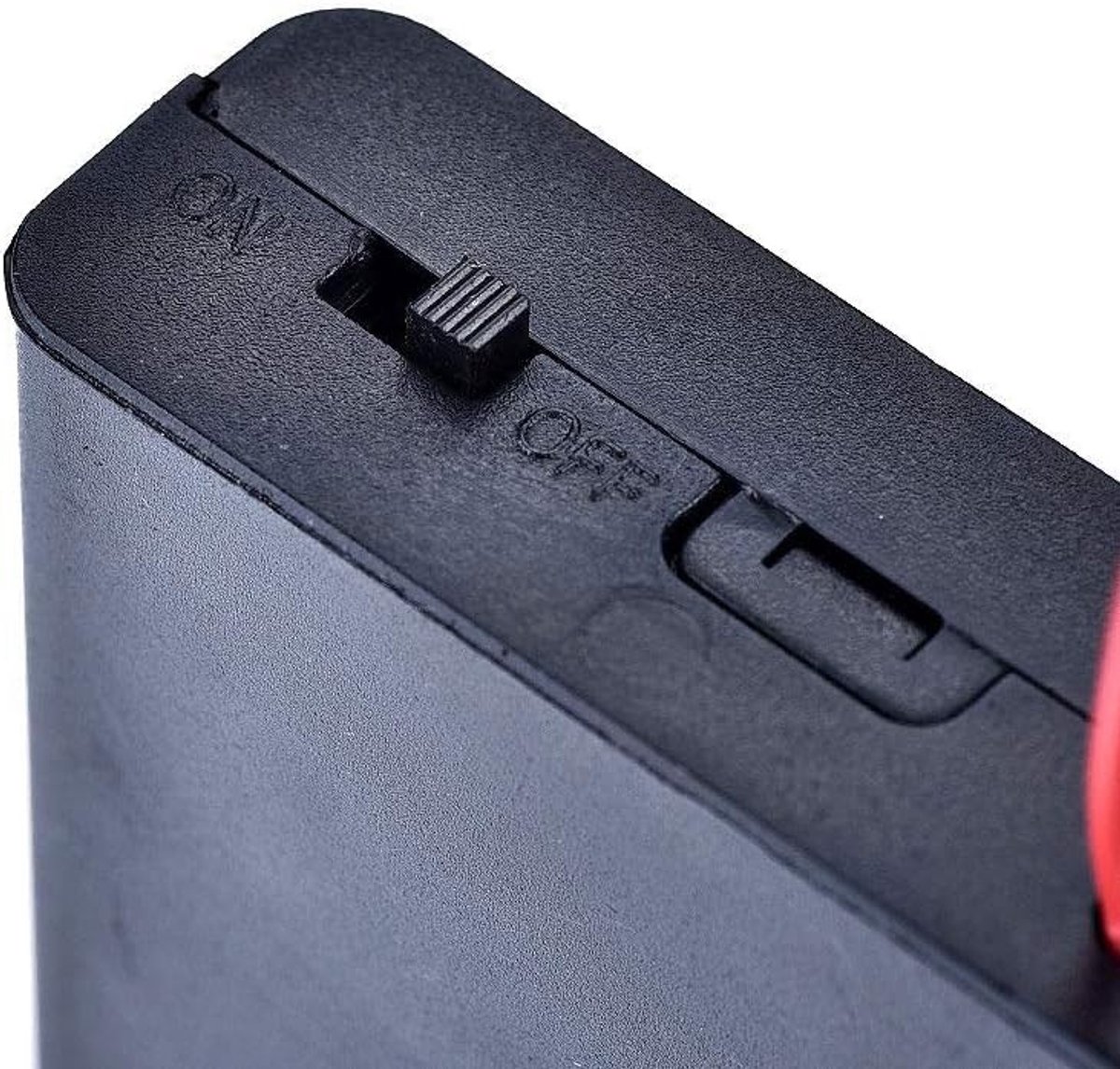 Enclosed AA/AAA Batterijenhouder met Deksel en AAN/UIT Schakelaar - Plastic Opslagdoos voor Batterijen met Schakeldraden (3 Sleuven)