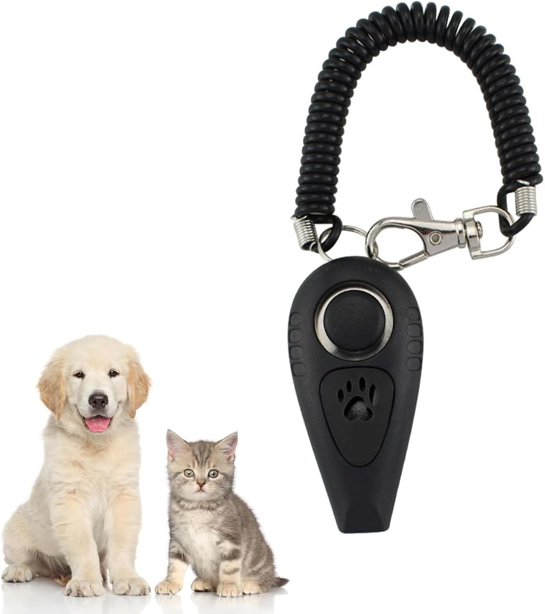 Hondenfluitje en clicker set - polsband - communicatiegereedschap - effectieve training - ShopVlot