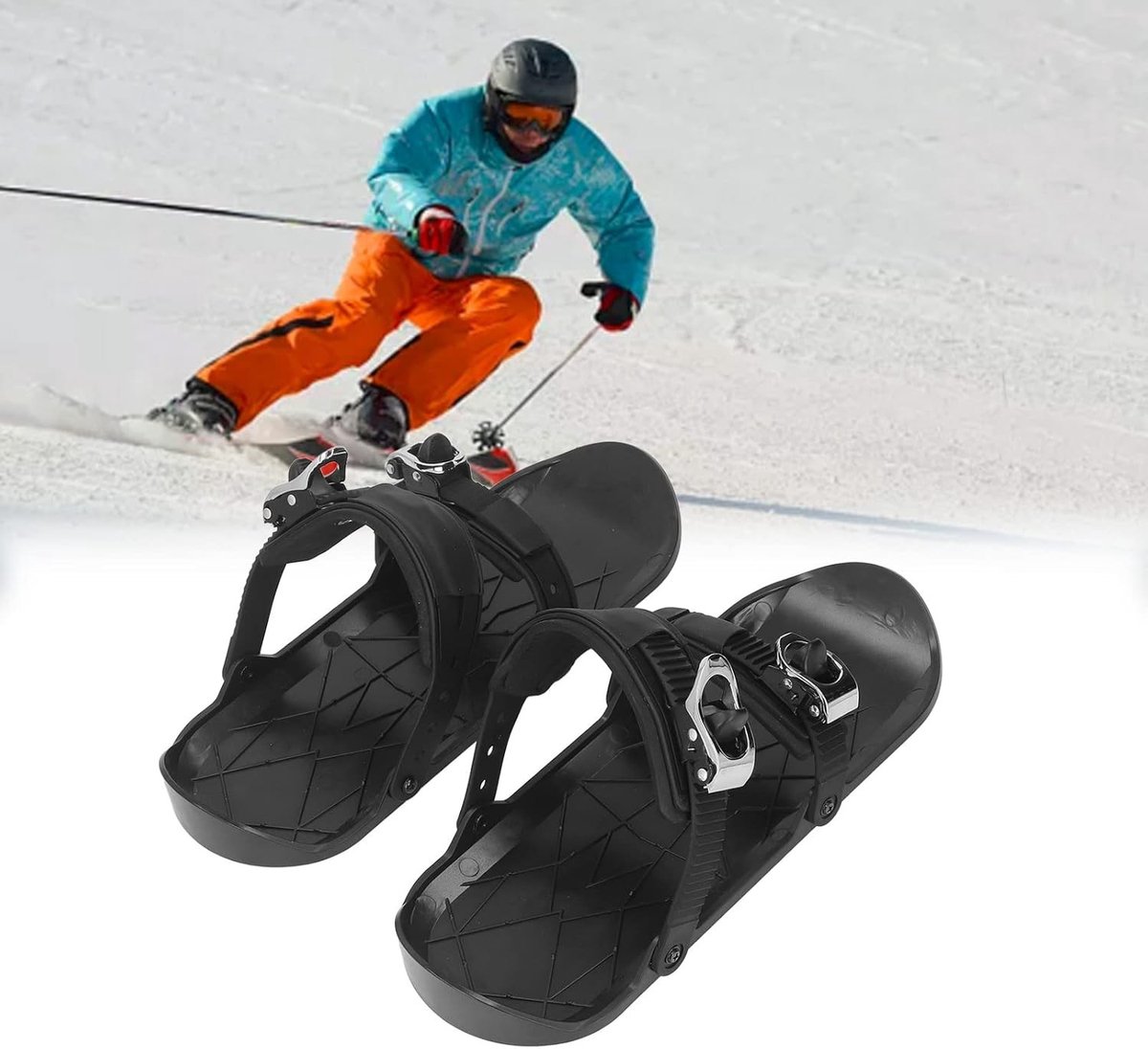 Korte Ski Schaatsen voor Winter, Verstelbare Snowblades en Skiboards, Ideaal voor Buitenactiviteiten en Wintersporten