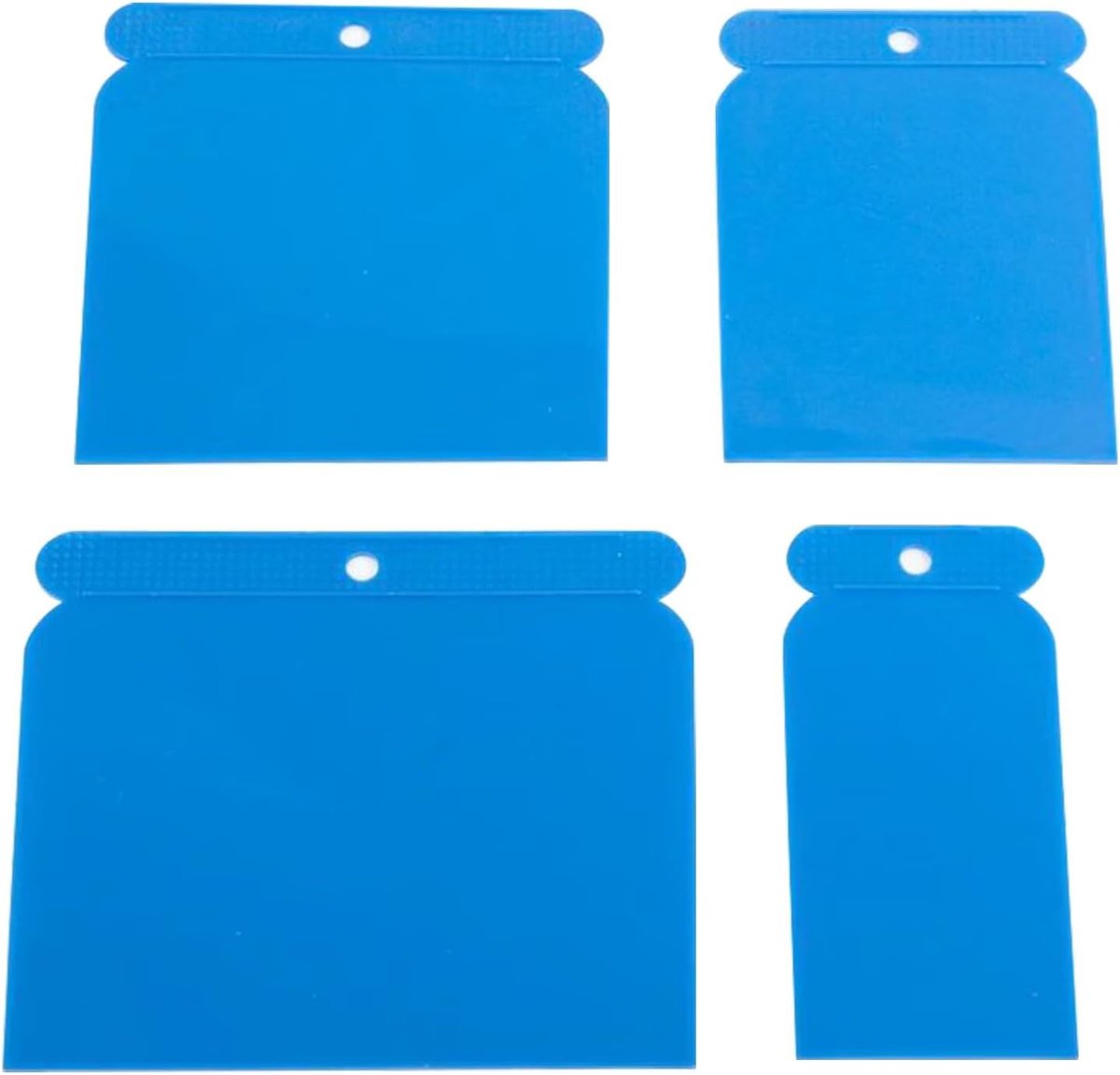WOLMIK Putty Messen - 4 stuks plastic vulmachine applicator kit, multifunctionele vul- en schraapmessenset voor het - ShopVlot