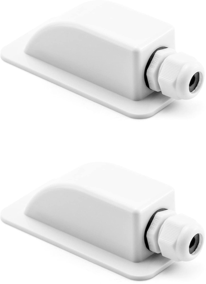 Dakdoorvoer waterdicht 2 stuks - ABS - IP68 - Geschikt voor zonnepanelen en campers - ShopVlot