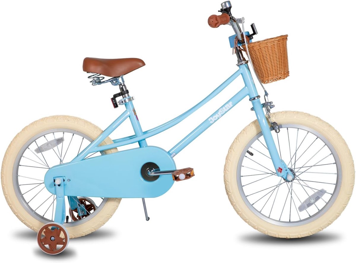 JOYSTAR 12 14 16 18 20 inch kinderfiets voor peuters van 2-11 jaar meisjes meisjesfiets met steunwielen en mand