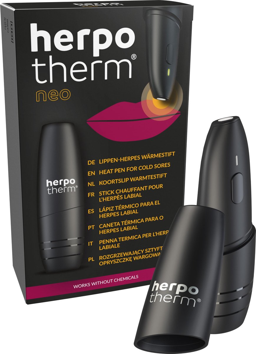 herpotherm Neo herpesstift - geconcentreerde warmte - snelle hulp - tot 200 toepassingen - ShopVlot